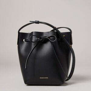 Mansur Gavriel Black Bucket Shoulder Bag